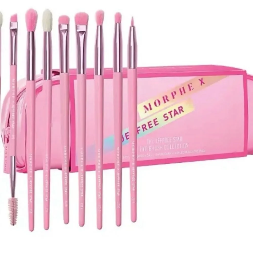 Jeffree Star morphe limited edition eyeshadow palette brushes lip gloss‎ spray